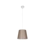 GLOBOSTAR® CONEY 203-0073 Μοντέρνο Κρεμαστό Φωτιστικό Οροφής με Ντουί 1 x E27 AC 220-240V IP20 - Καφέ - Μ26 x Π26 x Υ25cm - Image 4