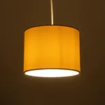 GLOBOSTAR® BLAZE 203-0106 Μοντέρνο Κρεμαστό Φωτιστικό Οροφής με Ντουί 1 x E27 AC 220-240V IP20 - Μπεζ - Μ22 x Π22 x Υ20cm - Image 3
