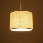 GLOBOSTAR® BLAZE 203-0107 Μοντέρνο Κρεμαστό Φωτιστικό Οροφής με Ντουί 1 x E27 AC 220-240V IP20 - Μπεζ - Μ22 x Π22 x Υ20cm - Image 3