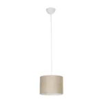 GLOBOSTAR® BLAZE 203-0107 Μοντέρνο Κρεμαστό Φωτιστικό Οροφής με Ντουί 1 x E27 AC 220-240V IP20 - Μπεζ - Μ22 x Π22 x Υ20cm - Image 4