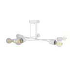 GLOBOSTAR® SPIDI 203-0113 Μοντέρνο Φωτιστικό Οροφής με Ντουί 6 x E27 AC 220-240V IP20 - Λευκό - Μ61 x Π61 x Υ25cm - Image 4