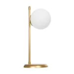 GLOBOSTAR® GLOBUS 203-0182 Μοντέρνο Επιτραπέζιο Φωτιστικό Πορτατίφ με Ντουί 1 x E27 AC 220-240V IP20 - Χρυσό & Λευκό - Μ21 x Π17 x Υ45cm - Image 6