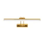GLOBOSTAR® REFINE 203-0185 Μοντέρνο Φωτιστικό Τοίχου - Απλίκα Καθρέπτη Μπάνιου LED 7W 640lm 120° AC 220-240V IP44 Θερμό Λευκό 2700K - Lumileds SMD Chip - Χρυσό - Μ35 x Π21 x Υ12cm - 2 Χρόνια Εγγύηση - Image 4