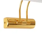 GLOBOSTAR® REFINE 203-0185 Μοντέρνο Φωτιστικό Τοίχου - Απλίκα Καθρέπτη Μπάνιου LED 7W 640lm 120° AC 220-240V IP44 Θερμό Λευκό 2700K - Lumileds SMD Chip - Χρυσό - Μ35 x Π21 x Υ12cm - 2 Χρόνια Εγγύηση - Image 6