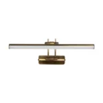 GLOBOSTAR® REFINE 203-0186 Μοντέρνο Φωτιστικό Τοίχου - Απλίκα Καθρέπτη Μπάνιου LED 7W 640lm 120° AC 220-240V IP44 Θερμό Λευκό 2700K - Lumileds SMD Chip - Μπρούτζινο - Μ35 x Π21 x Υ12cm - 2 Χρόνια Εγγύηση - Image 4