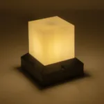 GloboStar® CUBIX 203-0245 Μοντέρνο Επιδαπέδιο Φωτιστικό Μονόφωτο 1 x E27 IP44 Μαύρο Πλαστικό - Μ22.5 x Π22.5 x Υ25cm - Image 3