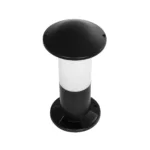 GloboStar® GARDENIO 203-0246 Μοντέρνο Επιδαπέδιο Φωτιστικό Κολωνάκι Κήπου Μονόφωτο 1 x E27 IP44 Μαύρο Πλαστικό - Μ17 x Π17 x Υ32cm - Image 5
