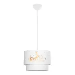 GLOBOSTAR® GIRAFFE 204-0007 Παιδικό Κρεμαστό Φωτιστικό Οροφής με Ντουί 1 x E27 AC 220-240V IP20 - Πολύχρωμο - Μ30 x Π30 x Υ24cm - Image 4