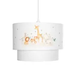 GLOBOSTAR® GIRAFFE 204-0007 Παιδικό Κρεμαστό Φωτιστικό Οροφής με Ντουί 1 x E27 AC 220-240V IP20 - Πολύχρωμο - Μ30 x Π30 x Υ24cm - Image 5