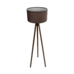 GLOBOSTAR® SAGA 204-0034 Μοντέρνο Επιδαπέδιο Φωτιστικό με Ντουί 1 x E27 AC 220-240V IP20 - Καφέ - Μ38 x Π38 x Υ140cm - Image 4