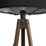 GLOBOSTAR® SAGA 204-0038 Μοντέρνο Επιδαπέδιο Φωτιστικό με Ντουί 1 x E27 AC 220-240V IP20 - Καφέ & Μαύρο - Μ38 x Π38 x Υ140cm - Image 6