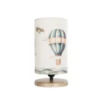 GLOBOSTAR® BALLON 204-0145 Παιδικό Επιτραπέζιο Φωτιστικό Πορτατίφ με Ντουί 1 x E14 AC 220-240V IP20 - Πολύχρωμο - Μ15 x Π15 x Υ30cm - Image 4