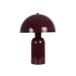 GLOBOSTAR® GASCO 204-0148 Μοντέρνο Επιτραπέζιο Φωτιστικό Πορτατίφ με Ντουί 1 x E27 AC 220-240V IP20 - Κόκκινο - Μ26 x Π26 x Υ35cm - Image 4