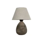 GLOBOSTAR® LISBON 204-0150 Vintage Επιτραπέζιο Φωτιστικό Πορτατίφ με Ντουί 1 x E27 AC 220-240V IP20 - Καφέ & Μπεζ - Μ22 x Π22 x Υ30cm - Image 4