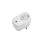 Redpoint ADAPTOR ΑΣΦΑΛΕΙΑΣ R.D.P. ΑΠΟ ΣΟΥΚΟ ΣΕ ΣΟΥΚΟ + 2 USB ΛΕΥΚΟ (Κατασκευή Κίνα) - Image 2