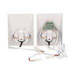 Redpoint 13108 ΣΠΟΤ ΓΩΝΙΑΚΟ ΚΟΥΖΙΝΑΣ 230V 2.5W 4000K ΜΕ ΑΝΕΠΑΦΟ ΔΙΑΚΟΠΤΗ 80/120/50 ΣΕΤ 2 ΤΕΜ. ΛΕΥΚΟ ORNO - Image 6