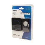 Redpoint 118 ΚΟΥΔΟΥΝΙ ΑΣΥΡΜΑΤΟ ΜΠΑΤΑΡΙΑΣ OPERA DC 36 ΜΕΛΩΔΙΕΣ IP44 78/86/34 ΜΑΥΡΟ ORNO - Image 2