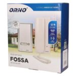 Redpoint 901 FOSSA ΣΥΣΤΗΜΑ ΘΥΡΟΤΗΛΕΦΩΝΟΥ ΧΩΝΕΥΤΟ 2 ΚΑΛΩΔΙΩΝ ΜΕ 1 ΑΚΟΥΣΤΙΚΟ ΛΕΥΚΟ ORNO - Image 2