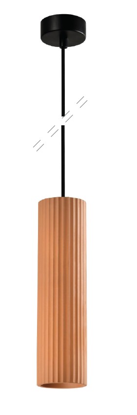 4064-terracota Inlight Κρεμαστό Γύψινο Φωτιστικό GU10, Κεραμιδί D:29,5x7,7cm(4064-Terracotta) - Image 1