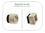 InLight Πλαφονιέρα οροφής γκρι από travertine marble 1XE27 D:12cm (42046) - Image 3