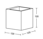 InLight Επιτοίχιο φωτιστικό γκρι από travertine marble 1XG9 D:12 x 12cm (43064) - Image 2