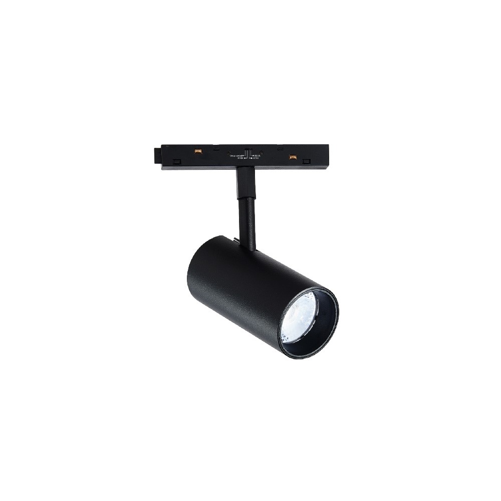 5 Inlight Σποτ μαγνητικής ράγας LED 10W 3CCT σε μαύρη απόχρωση D:10X5X15,3cm (TM0100-Black) - Image 1