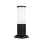 GloboStar® GARDENIO 203-0249 Μοντέρνο Επιδαπέδιο Φωτιστικό Κολωνάκι Κήπου Μονόφωτο 1 x E27 IP44 Μαύρο Πλαστικό - Μ15 x Π15 x Υ31cm - Image 4