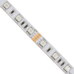 GLOBOSTAR® LUMAR 70229 Ταινία LED 14.4W/m 936lm/m 120° DC 24V IP20 60 x SMD5050 Chip/m Πολύχρωμο RGB Dimmable - Sanan SMD Chip - Μ500 x Π1 x Υ0.2cm - Ρολό 5 Μέτρων - 5 Χρόνια Εγγύηση - Image 3
