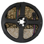 GLOBOSTAR® LUMAR 70229 Ταινία LED 14.4W/m 936lm/m 120° DC 24V IP20 60 x SMD5050 Chip/m Πολύχρωμο RGB Dimmable - Sanan SMD Chip - Μ500 x Π1 x Υ0.2cm - Ρολό 5 Μέτρων - 5 Χρόνια Εγγύηση - Image 4
