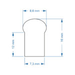 GLOBOSTAR® NEOVALE 70562 Ταινία Neon Flex LED 12W/m 840lm/m 120° DC 24V Αδιάβροχο IP65 120 x SMD2835 Chip/m Θερμό Λευκό 2700K Dimmable - Sanan SMD Chip - Μ100 x Π0.8 x Υ1.6cm - 3 Χρόνια Εγγύηση - Image 4