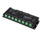 GLOBOSTAR® SKYDANCE-D24A 70673 DC DMX Master Dimmer / Controller / Decoder Υψηλής Ταχύτητας με 24 x 3A 72W Κανάλια DC 12-24V 72.5A 1740W Max IP20 - DMX512 & RDM - Μ16.7 x Π5 x Υ2.4cm - 5 Χρόνια Εγγύηση - Image 2