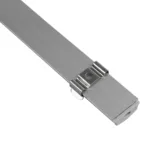 GLOBOSTAR® ALP-LINEAR CURBARIO 70802-1M Επιφανειακό Εύκαμπτο Προφίλ Αλουμινίου με Λευκό Γαλακτερό Πατητό Κάλυμμα για Ταινίες LED IP20 - Ασημί & Λευκό - Μ100 x Π1.8 x Υ0.5cm - Image 6
