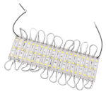 GLOBOSTAR® MODULARI 73701 Module LED 0.8W 80lm 120° DC 12V Αδιάβροχο IP66 3 x SMD5050 Chip Ψυχρό Λευκό 6000K Dimmable - Μ8.7 x Π1.3 x Υ0.5cm - Πακέτο 20 Τεμαχίων - 3 Χρόνια Εγγύηση - Image 3
