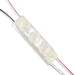 GLOBOSTAR® MODULOMI 73710 Module LED 1W 100lm 120° DC 12V Αδιάβροχο IP65 3 x SMD3030 Chip Θερμό Λευκό 2700K Dimmable - Μ4.1 x Π1.1 x Υ1.1cm - Πακέτο 20 Τεμαχίων - 3 Χρόνια Εγγύηση