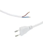 GLOBOSTAR® WHIP 77671 Μοντέρνο DIY Υφασμάτινο Καλώδιο με Διακόπτη On/Off AC 220-240V IP20 - Λευκό - Μ140 x Π2.7 x Υ1.9cm - Image 2