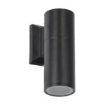 GLOBOSTAR® WALLY 77872 Μοντέρνο Φωτιστικό Τοίχου - Απλίκα με Ντουί 1 x GU10 AC 220-240V Αδιάβροχο IP65 - Μαύρο Ματ - Μ6.4 x Π11 x Υ17cm - Image 3