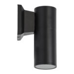 GLOBOSTAR® WALLY 77872 Μοντέρνο Φωτιστικό Τοίχου - Απλίκα με Ντουί 1 x GU10 AC 220-240V Αδιάβροχο IP65 - Μαύρο Ματ - Μ6.4 x Π11 x Υ17cm - Image 6