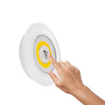 GLOBOSTAR® NEONSIGN 79045 Διακοσμητικό Φωτιστικό Τοίχου Νυκτός με RF Ασύρματο Χειριστήριο LED 6W 540lm 120° DC 3.6V με 11xAAA Μπαταρίες IP20 Θερμό Λευκό 2700K Dimmable - Μ9 x Π2.3 x Υ9cm - Πακέτο 3 Τεμαχίων - 2 Χρόνια Εγγύηση - Image 5