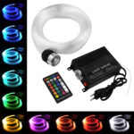 GLOBOSTAR® LUMOFIBRA 79614 Σύστημα Οπτικής Ίνας με RF Ασύρματο Χειριστήριο με 280 Οπτικές Ίνες Φ1mm Μήκους 2 Μέτρων LED 16W 1600lm 1° AC 220-240V IP20 Πολύχρωμο RGBW - Μ9 x Π8.5 x Υ4cm - 2 Χρόνια Εγγύηση - Image 2
