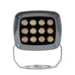 GLOBOSTAR® FLOODXENA 90121 Προβολέας Σποτ Wall Washer LED 12W 1320lm 10° AC 220-240V Αδιάβροχο IP65 Θερμό Λευκό 2700K - Bridgelux SMD Chip - Γκρι Ανθρακί - Μ13.5 x Π11.5 x Υ15cm - 3 Χρόνια Εγγύηση - Image 4