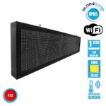 GLOBOSTAR® DISPLAY 90281 Κυλιόμενη Ψηφιακή Επιγραφή 160x32cm P10 Μονής Όψης LED AC 220-240V Αδιάβροχο IP65 Κόκκινο - WiFi Control μέσω FK APP - Αισθητήρας Θερμοκρασίας & Υγρασίας - Μ168 x Π9 x Υ40cm - 2 Χρόνια Εγγύηση - Image 3