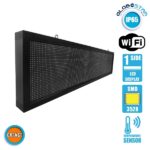 GLOBOSTAR® DISPLAY 90284 Κυλιόμενη Ψηφιακή Επιγραφή 160x32cm P10 Μονής Όψης LED AC 220-240V Αδιάβροχο IP65 Πορτοκαλί - WiFi Control μέσω FK APP - Αισθητήρας Θερμοκρασίας & Υγρασίας - Μ168 x Π9 x Υ40cm - 2 Χρόνια Εγγύηση - Image 3