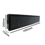 GLOBOSTAR® DISPLAY 90304 Κυλιόμενη Ψηφιακή Επιγραφή P10 Διπλής Όψης LED AC 220-240V Αδιάβροχο IP65 Πορτοκαλί - WiFi Control μέσω FK APP - Αισθητήρας Θερμοκρασίας & Υγρασίας - Μ104 x Π12 x Υ20cm - 2 Χρόνια Εγγύηση - Image 4