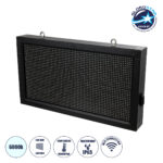 GLOBOSTAR® DISPLAY 90326 Κυλιόμενη Ψηφιακή Επιγραφή 64x32cm P10 Μονής Όψης LED AC 220-240V Αδιάβροχο IP65 Ψυχρό Λευκό 6000K - WiFi Control μέσω FK APP - Αισθητήρας Θερμοκρασίας & Υγρασίας - Μ72 x Π9 x Υ42.5cm - 2 Χρόνια Εγγύηση