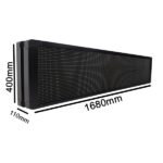 GLOBOSTAR® DISPLAY 90330 Κυλιόμενη Ψηφιακή Επιγραφή Διπλής Όψης 160x32cm P10 160x32 Pixel LED 500W AC 220-240V Αδιάβροχο IP65 Ψυχρό Λευκό 6000K - WiFi Control μέσω FK APP - Αισθητήρας Θερμοκρασίας & Υγρασίας - Μ168 x Π12 x Υ40cm - 2 Χρόνια Εγγύηση - Image 4