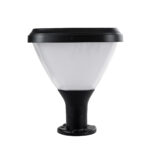 GLOBOSTAR® NATURE 90532 Φωτιστικό Κολωνάκι Κήπου LED 10W 500lm 120° DC 5V με Ενσωματωμένο Φωτοβολταϊκό Panel 6V 2W & Επαναφορτιζόμενη Μπαταρία Li-ion 3.2V 8000mAh με Αισθητήρα Ημέρας-Νύχτας Αδιάβροχο IP65 Ψυχρό Λευκό 6000K - Sanan SMD Chip - Γκρι Ανθρακί Ματ - Μ26 x Π26 x Υ30cm - 2 Χρόνια Εγγύηση - Image 3