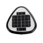 GLOBOSTAR® NATURE 90532 Φωτιστικό Κολωνάκι Κήπου LED 10W 500lm 120° DC 5V με Ενσωματωμένο Φωτοβολταϊκό Panel 6V 2W & Επαναφορτιζόμενη Μπαταρία Li-ion 3.2V 8000mAh με Αισθητήρα Ημέρας-Νύχτας Αδιάβροχο IP65 Ψυχρό Λευκό 6000K - Sanan SMD Chip - Γκρι Ανθρακί Ματ - Μ26 x Π26 x Υ30cm - 2 Χρόνια Εγγύηση - Image 4