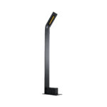 GLOBOSTAR® GREENERY 90544 Φωτιστικό Κολωνάκι Κήπου LED 15W 1500lm 120° AC 220-240V Αδιάβροχο IP65 - Θερμό Λευκό 2700K - Bridgelux COB Chip - Γκρι Ανθρακί Ματ - Μ8 x Π15 x Υ70cm - 3 Χρόνια Εγγύηση - Image 3