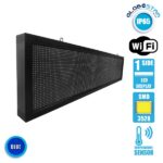 GLOBOSTAR® DISPLAY 90283 Κυλιόμενη Ψηφιακή Επιγραφή 160x32cm P10 Μονής Όψης LED AC 220-240V Αδιάβροχο IP65 Μπλε - WiFi Control μέσω FK APP - Αισθητήρας Θερμοκρασίας & Υγρασίας - Μ168 x Π9 x Υ40cm - 2 Χρόνια Εγγύηση - Image 3