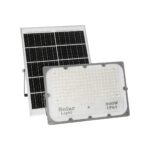 GLOBOSTAR® LUMOVOX 73069 Προβολέας LED 300W 15000lm 120° DC 5V με Φωτοβολταϊκό Panel 5V 20W & Επαναφορτιζόμενη Μπαταρία Li-ion 3.2V 15000mAh Αδιάβροχο IP67 Ψυχρό Λευκό 6000K - 360 x SMD2835 Sanan Chip - Γκρι Ανθρακί - Μ37 x Π7.5 x Υ27cm - 2 Χρόνια Εγγύηση - Image 2